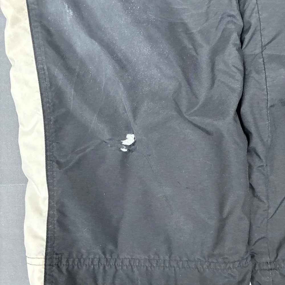 Vintage Y2K Nike Black Trackpants Men's Size Medium White Side Stripes